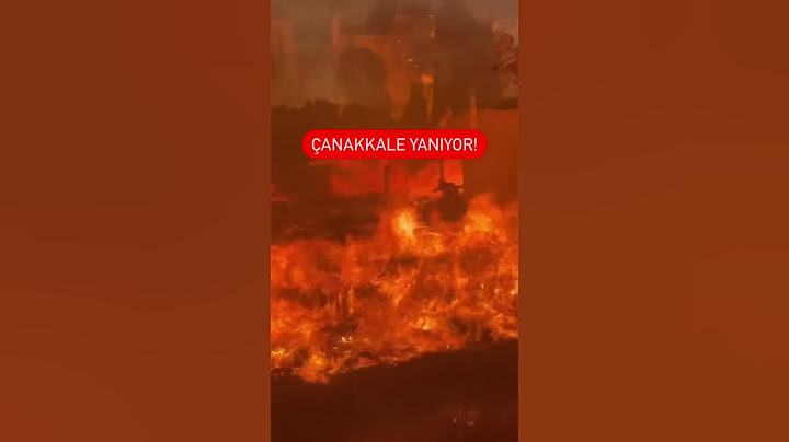 Çanakkale Yanıyor/ Rüzgarın Etkisiyle Yangın Kontrol Altına alınamıyor #yangın #çanakkale #sondakika