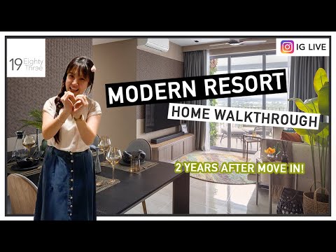 Relaxing Holiday Vibes! | Modern Resort Home Walkthrough | Full House Tour | Interior Design SG