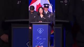 Wife honours slain OPP officer with heartfelt funeral tribute