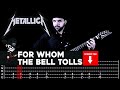 【METALLICA】[ For Whom The Bell Tolls ] cover by Masuka | LESSON | GUITAR TAB