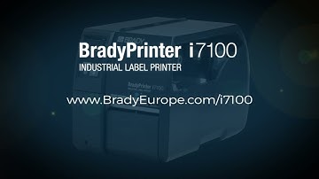 BradyPrinter i7100 Industrial Label Printer | Brady Highly accurate Industrial Label Printer