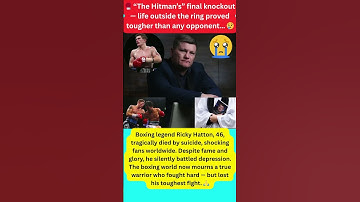 💔 Ricky Hatton’s Tragic End 😢 The Real Story Behind The Boxing Legend 🥊