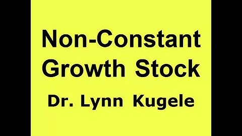 E 1 Non-Constant Growth Stock - Step-by-Step