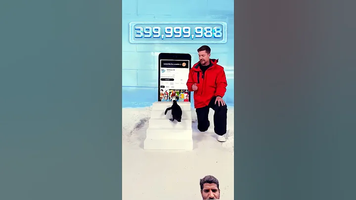 Can I Teach a Penguin To Subscribe? #mrbeast #shorts