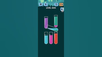Water Color Sort Level 5090 Gameplay Solution WalkThrough