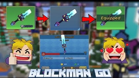 I got Frost Blade in build and shot!!! (Blockman go)-(Phúk8BG)