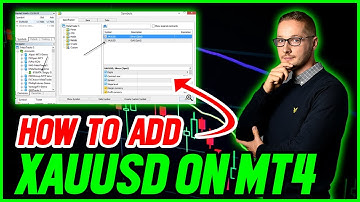 How to add XAUUSD on MT4 tutorial Metatrader 4