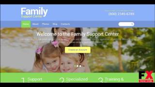 Preview Family Center Responsive Joomla Template TMT