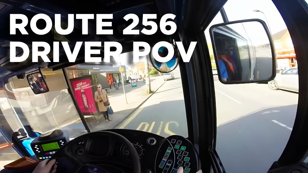 Driver s View Route 256 Flixton Towns Gate To Piccadilly Enviro 400 driver-s-view-route-256-flixton-towns-gate-to-piccadilly-enviro-400