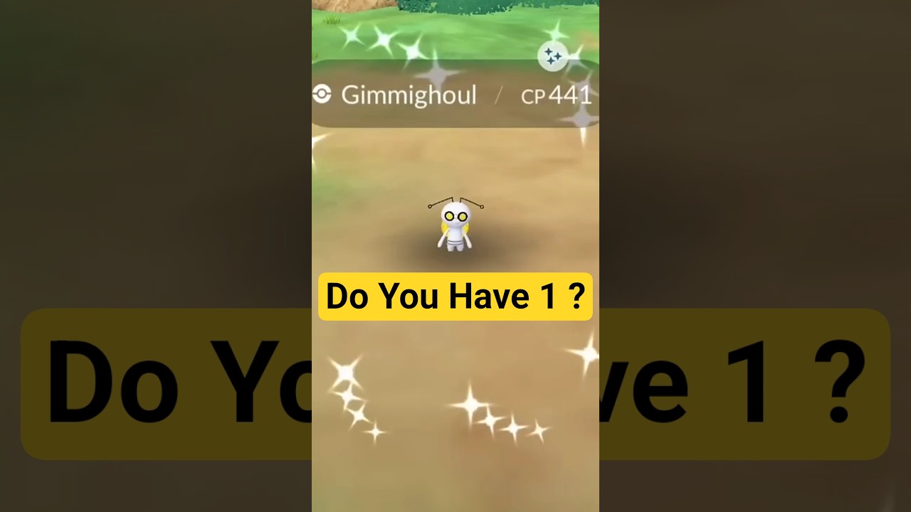 Do you have 1 Gimmighoul ? #pokemon #shiny #Gimmighoul