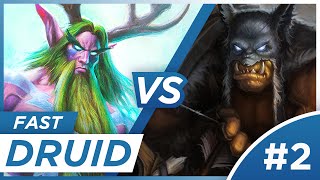 Hearthstone: Deck Tech - Fast Druid on the Ladder Vs Face Hunter Game 2