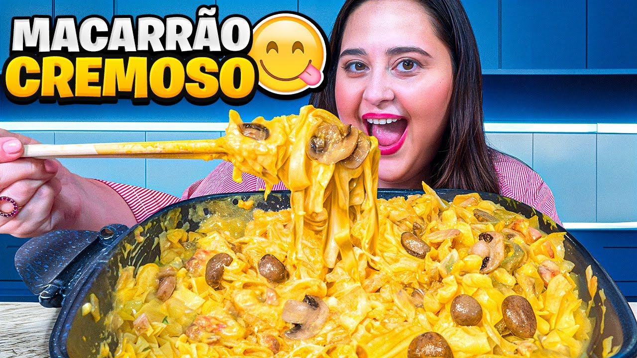 MACARRÃO CREMOSO EM 1 PANELA | RECEITA FÁCIL E SIMPLES *DESCOMPLICANDO A JANTA
