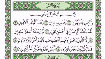 سورة التين || بصوت الشيخ/ فيصل مولوي