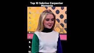 Top 10 Sabrina Carpenter Moments Part1 #funnymoments #popculture #sabrinacarpenter