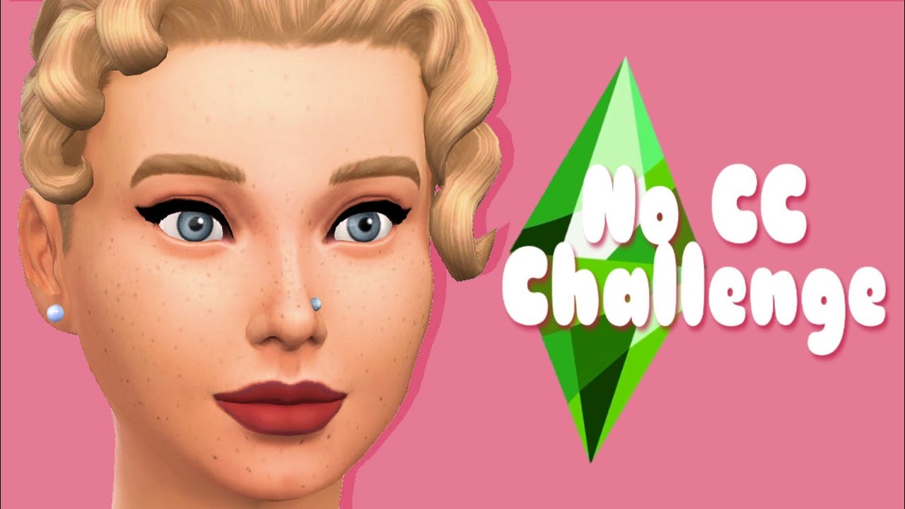 NO CC CHALLENGE// The Sims 4 Create A Sim - YouTube