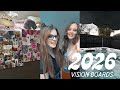 MAKING OUR 2026 VISION BOARDS🤍🎀