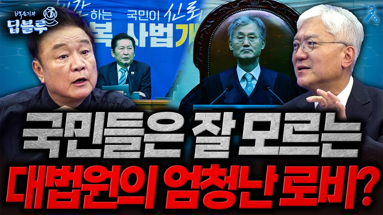 [백운기와 딥블루] 국민들은 잘 모르는 대법원의 로비?_임지봉 헌법학자
