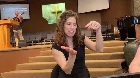 Hymn “Jesus Paid it All” in ASL