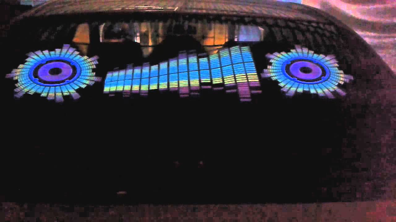 Sticker autoadhesivo led ritmico musical para autos enchulados