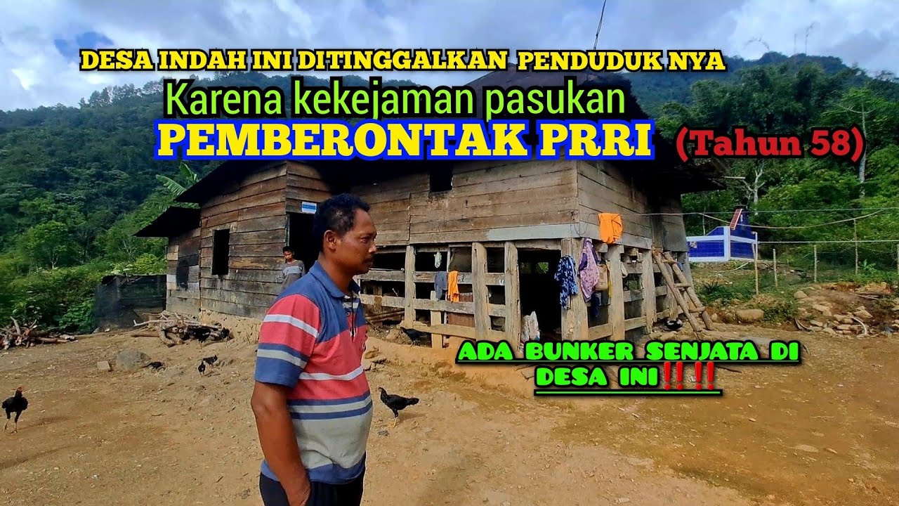 KAMPUNG SIBAHA ULU‼️PASUKAN PEMBERONTAK MEMBUAT DESA INI DI TINGGALKAN PENGHUNI NYA