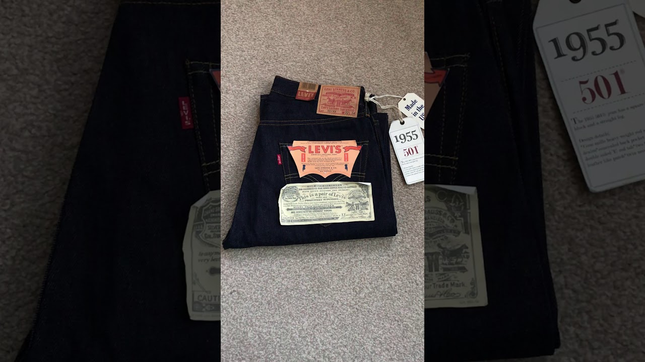 Levi’s LVC 1955 501xx raw and rigid