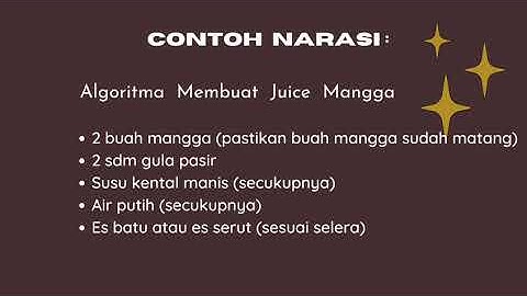 Algoritma dalam kehidupan sehari-hari