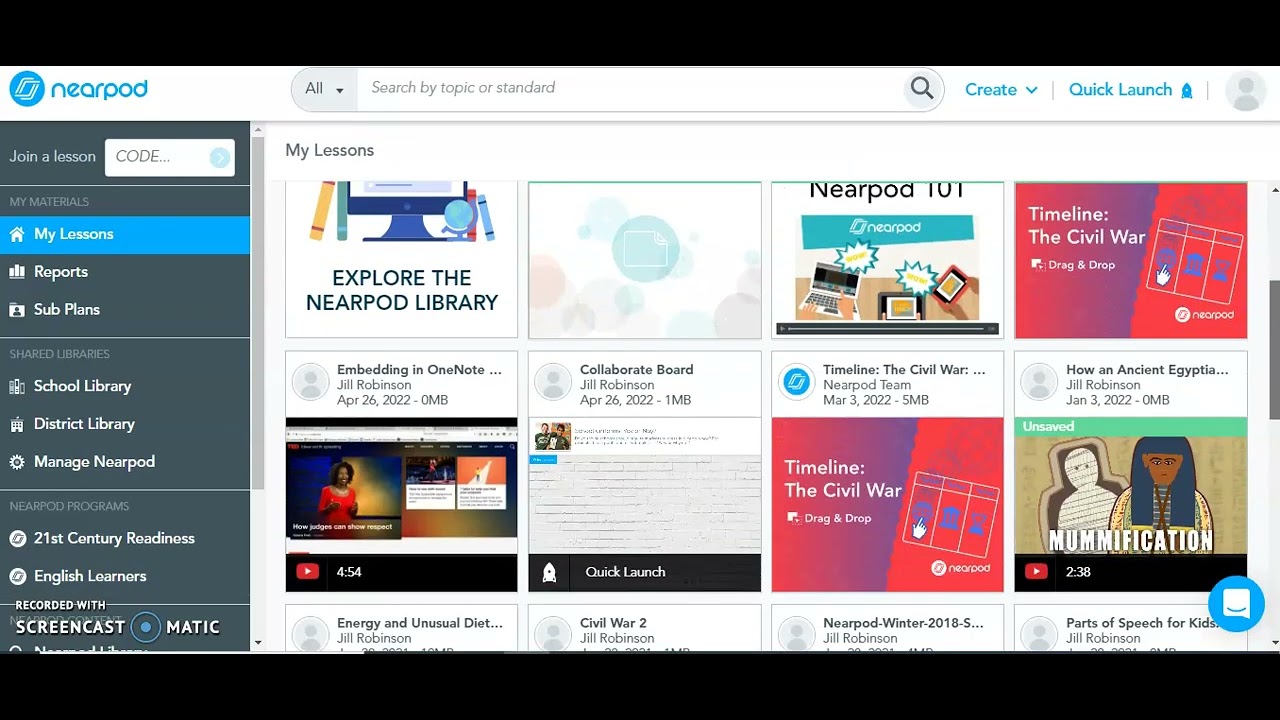 Nearpod 101 - Logging in & Touring the Interface (2022) - YouTube