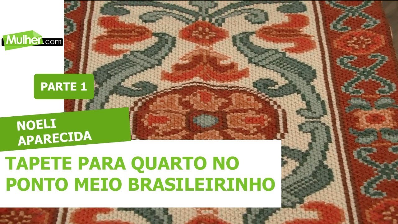 Tapete para quarto no ponto meio brasileirinho - Noeli Aparecida - 03/07/2019 P1