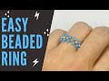 How to Make Easy Beaded Ring