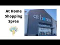 At Home Store Shopping Spree