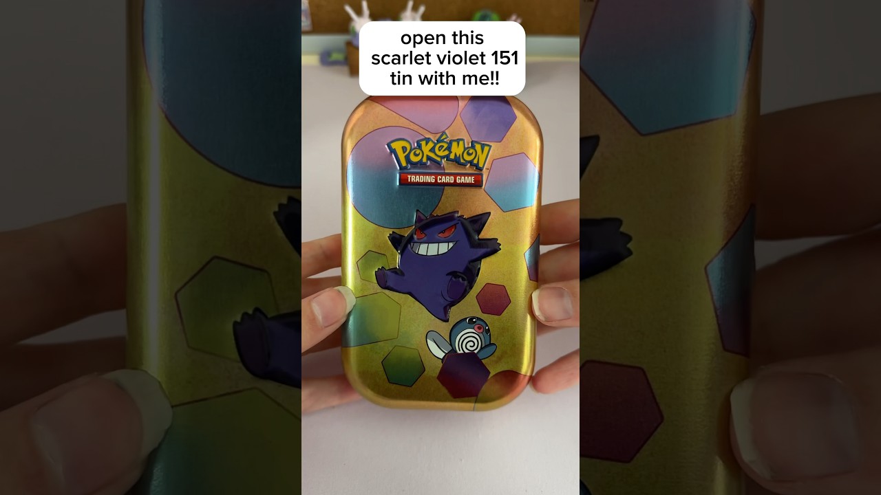opening a pokémon card tin! scarlet violet 151 set