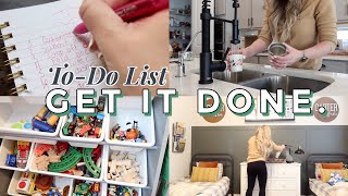 TO-DO LIST MOTIVATION | CLEAN, DECLUTTER AND ORGANIZE
