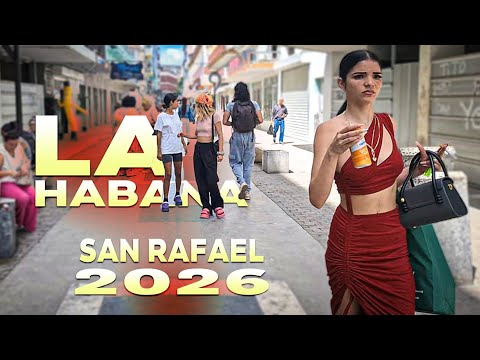 🇨🇺Walking Through San Rafael Boulevard, Havana – A Captivating Street Experience