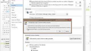 Microsoft Outlook 2013 Tutorial   Calendar Options