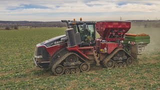 Přihnojování 2020 - Case IH Quadtrac 620 + Amazone ZA-TS 4200