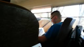 Pedo Bear stalks unsuspecting kid on bus