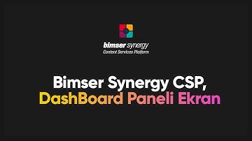 Bimser Synergy LowCode Platform - DashBoard Paneli