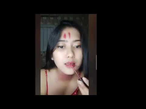 bigo hot baju merah pamer belahan