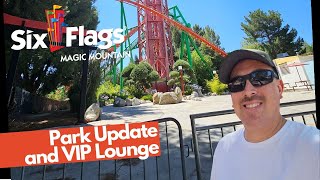Six Flags Magic Mountain | Update | Closures | Construction | VIP Lounge