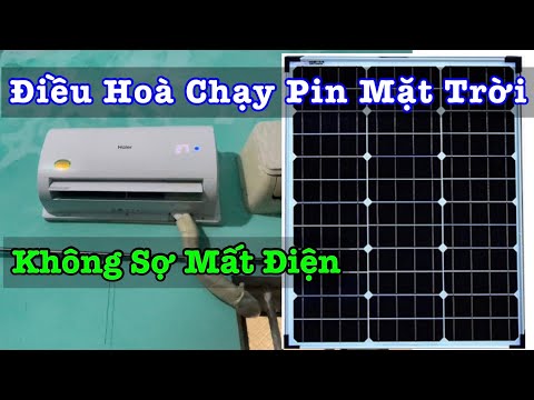Video Điều Hoà 12V-24V Dùng Pin Năng Lượng Mặt Trời Không... - youtube