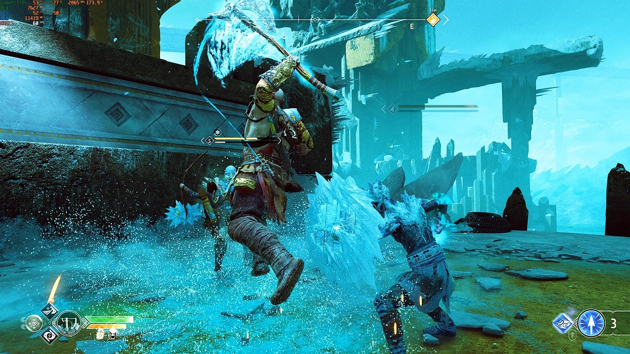 God of War Ray Tracing High Bitrate Part 33 Hard give me a challenge Full Game