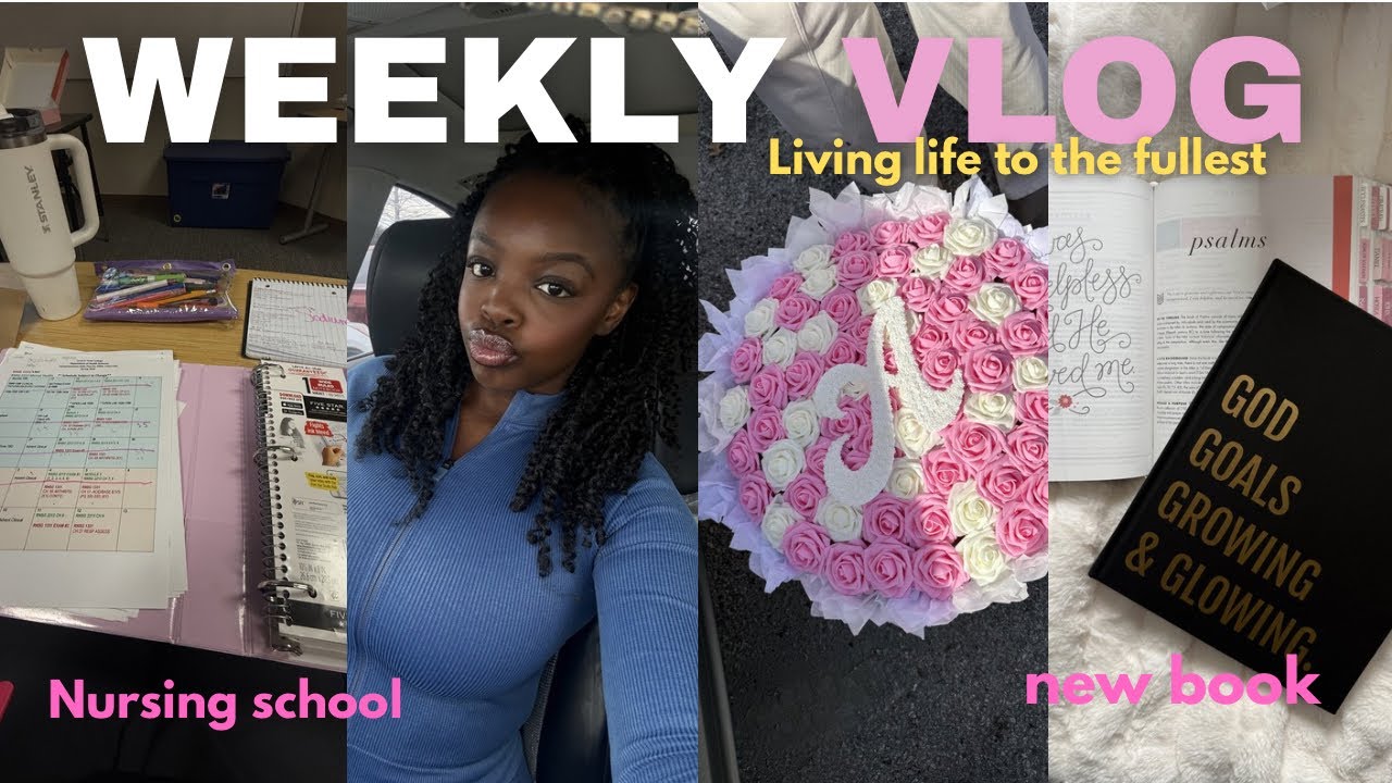week in my REALISTIC life: prioritizing MYSELF while in nursing school 🩺💕