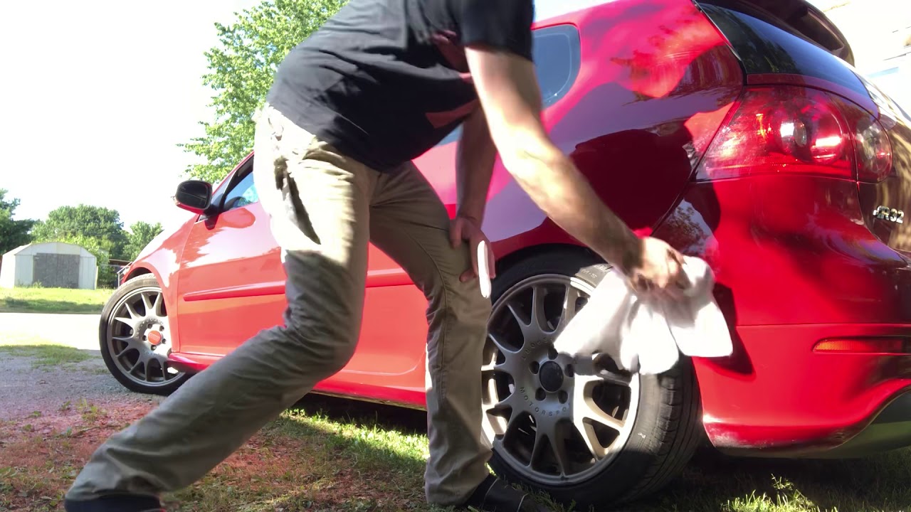 How to you polish wax With liquid glass polish YouTube