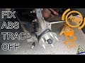 How to fix a wheel speed sensor (ABS Light, Trac Off)