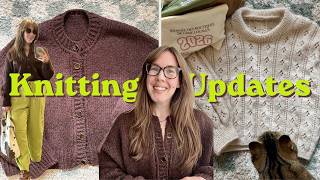 Spring Knitting Project Updates | Cardigan Seul | Marielle Blouse | Summer Knits
