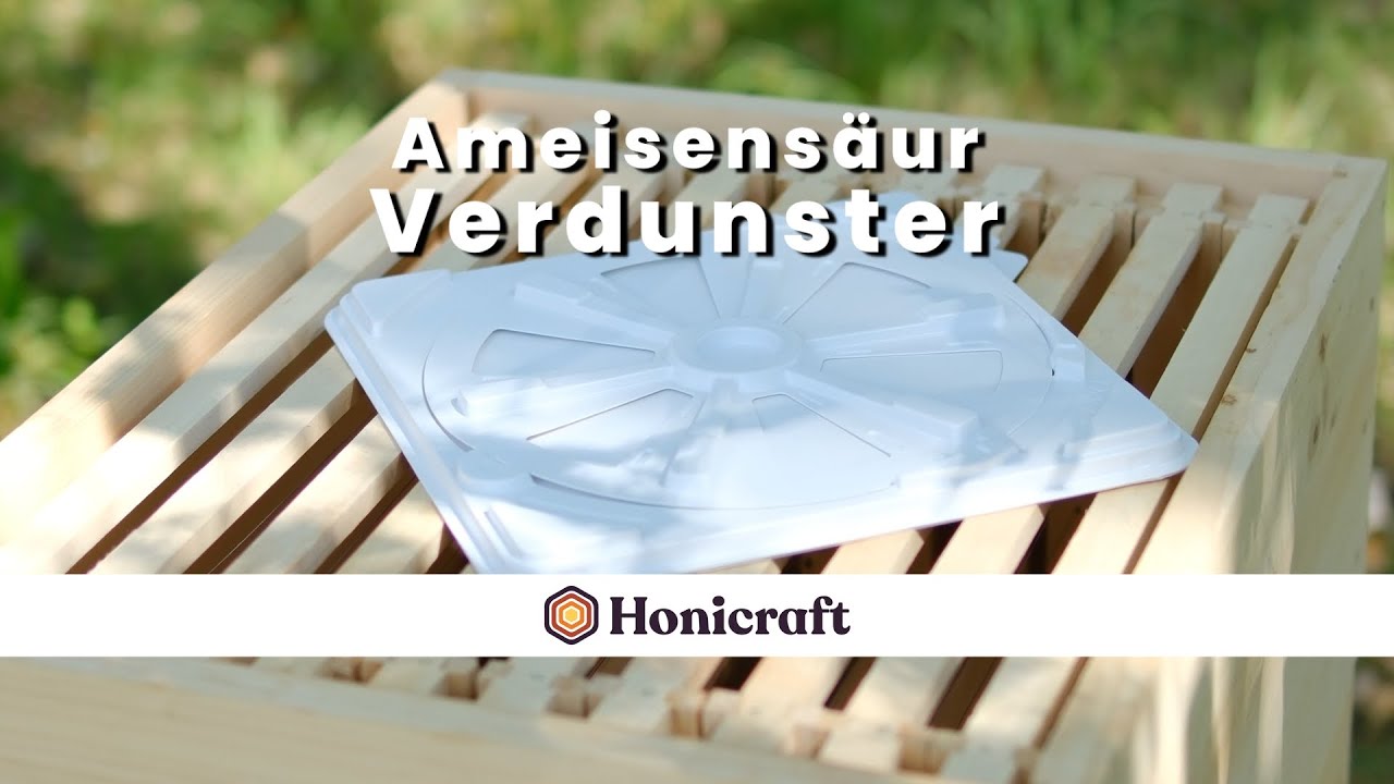 Einfache Varroa Behandlung – Ameisensäure Verdunster mit Regulierung | Honicraft.de 