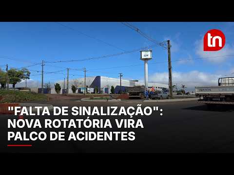 "Falta de sinalização": nova rotatória vira palco de acidentes e gera debate