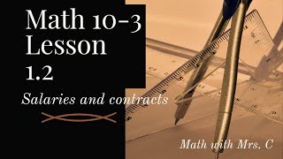Full Math 10-3, Lesson 1.2: Salaries and Contracts News