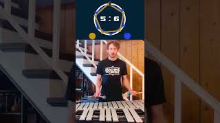 ⁠5 vs 6 polyrhythm 🔵visuas by @Polyrhythms #vibraphone #music    #polyrhythm