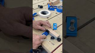 3D printed jig for alignment on the CNC. #cncwoodworking